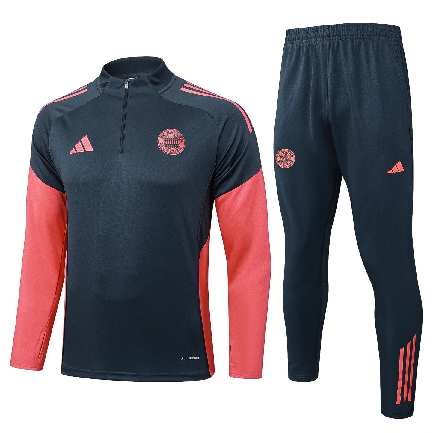 Conjunto Entrenamiento Bayern Munich 25/26 Gris Coral